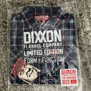 Dixxon Womens Large Torrance Long Sleeve Flannel. New in bag. Uniform series